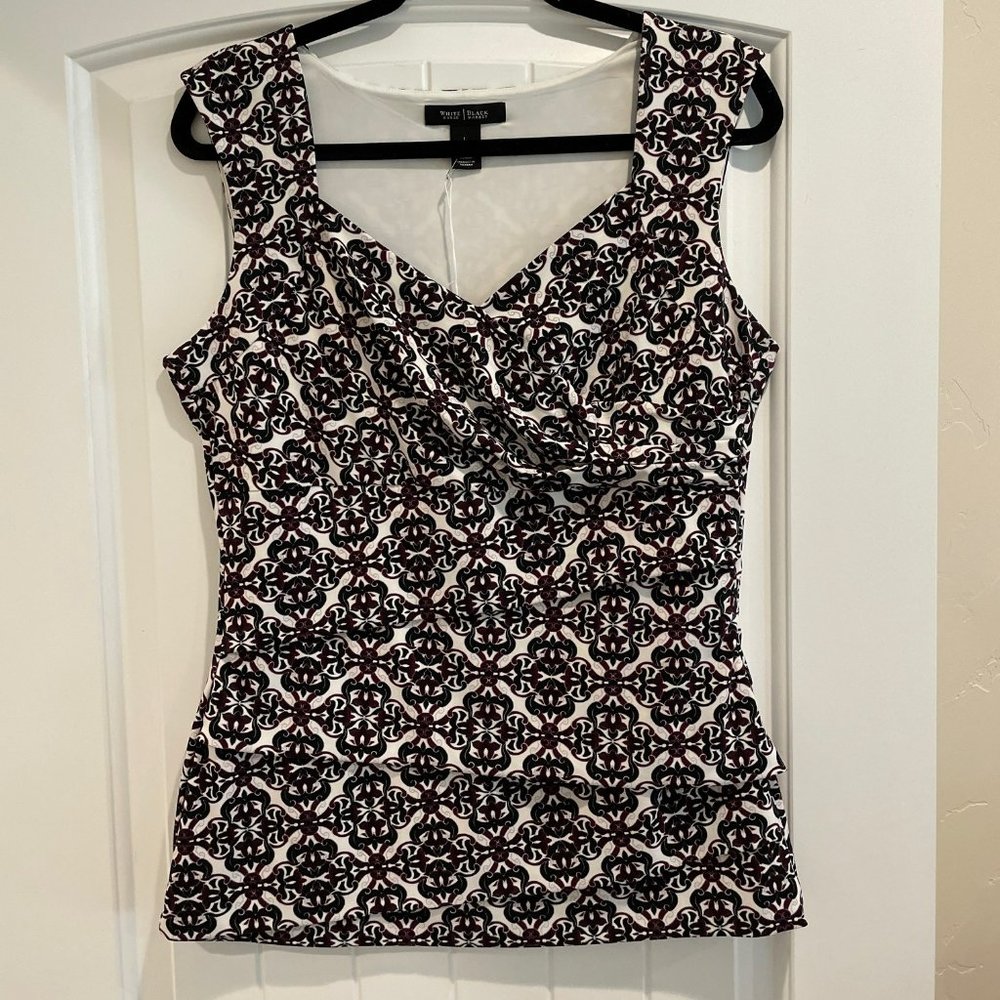 WHBM Sleeveless Blouse Size Large